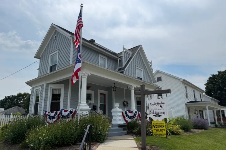 The first small steps taken in Neil Armstrong’s  childhood home inspired a giant leap for mankind